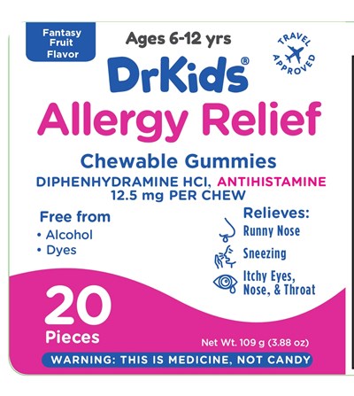Allergy 20ct Ft (Dr. Kids Allergy 20ct Fruit Pdp)
